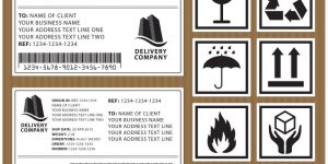 Shipping Cargo Labels