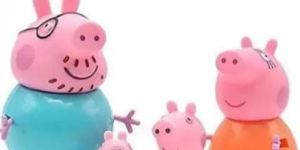 Plastic Peppa Pig Family Toys