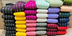 Embroidered Georgette Fabric