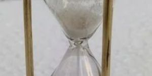 Polished Brass Hourglass Sand Timer
