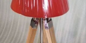 Red Tripod Floor Lamp
