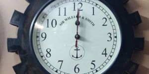 Round Wooden Wall Clock