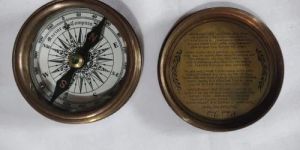 Solid Brass Vintage Compass