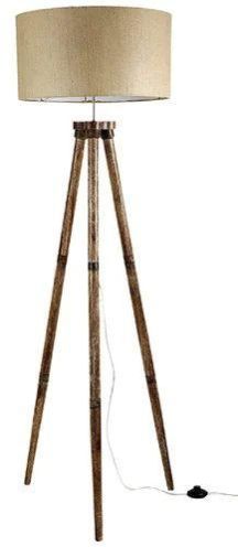 Wooden Modern Tripod Floor Lamp
