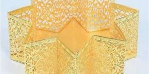 Star Shape Decorative Iron Tray