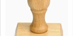 Wooden Rubber Stamp