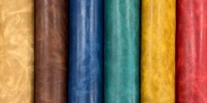 Multicolor Pull up Finished Leather