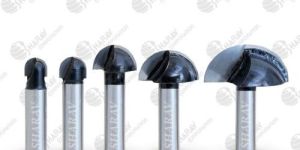 Brazed Carbide Ballnose Half Round Bit