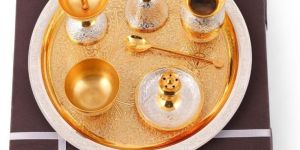Royal Brass Pooja Thali Set