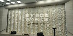 Vertical Motorized Stage Curtain