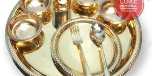 Brass Thali Set