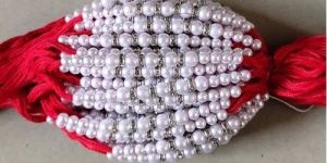 Traditional Moti Work Rakhi