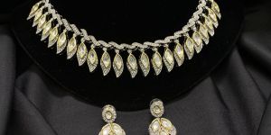 T.T Plated Pure Brass Real Kundan Necklace Set