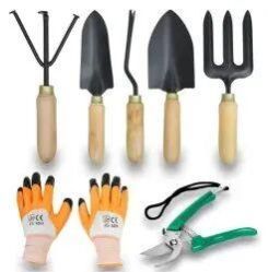 Wooden Handle Gardening Tool Set