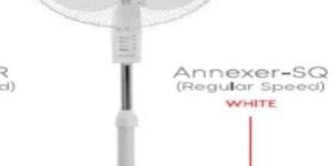 POLAR ANNEXER SQ PEDESTAL FAN