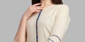 Ladies Muslin Kurti Pant Set