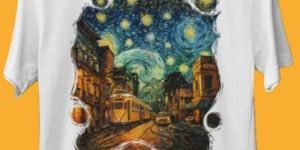 White City Light Printed Unisex T-Shirt