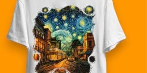 White City Lights Printed Unisex T-Shirt