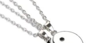 Enamel Couple Necklace