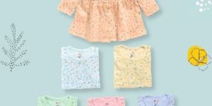 Funny Bear Baby Girl Frock Dress