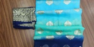 Georgette Zari Work Designer Saree