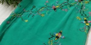 Kashida Thread Work Saree