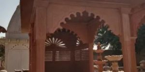 Carved Red Sandstone Temple