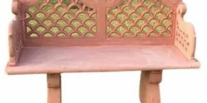 Red Stone Seating Bench