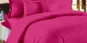 Rekhas Premium Satin Pink Bedsheets
