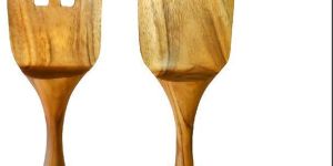 Handmade wooden cutlery 2 piece. Set