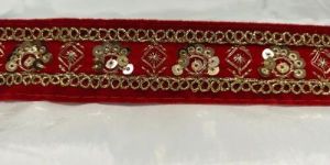 Velvet Embroidered Lace