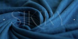 Deep Indigo Eri Silk Fabric