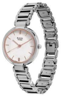 WOMEN TITAN ANALOG METAL WATCH