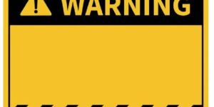 Warning Sticker