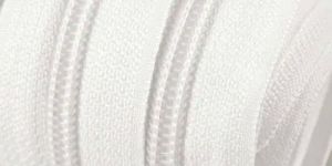 White Polyester Zipper Roll
