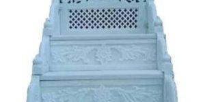 Carved Marble Masjid Mimber