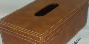 Artificial Leather Tissue Box