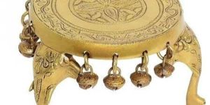 Brass Round Pooja Chowki