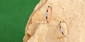 Diamond Hoop Earrings in Solid Gold Handmade with Diamonds Timeless Hoops with Diamonds
