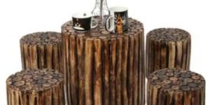 Wooden Round Coffee Table