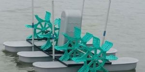 Grey 2HP 4 Paddle Wheel Aerator