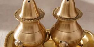 Brass Salt & Pepper Set