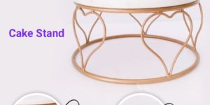 Iron Marble Cake Stand