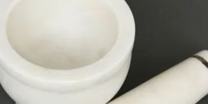 MARBLE MORTAR & PESTLE