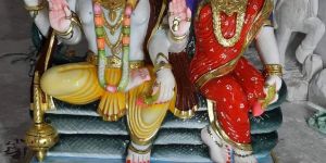 Marble Laxmi Narayan Statue