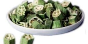 Vacuum Dehydrated Okra Flakes