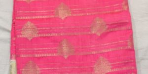 Light Pink Matka Silk Saree