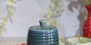 Ring Shaped Ceramic Jar