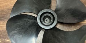 Black ABS Kauva Fan Blade