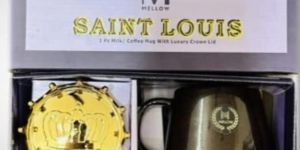 Saint Louis Coffee Mug with Lid
